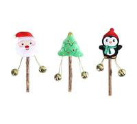 BUBEFSKD Matatabi Boules de poils de chat à broder pour enlever les poils de chat pour l'ennui, nettoyer les dents, les chats de dessin animé