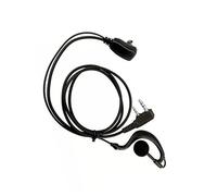 BUBEFSKD Microphone À Crochet d'oreille en Forme D'écouteur Pratique Mains Libres pour Une Coordination Efficace sur Site pour UV5R Et BF888S Shape Earhook Microphone