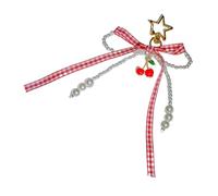 BUBEFSKD Mode Cœur et Bowknot Sac Magique Porte-clés Portable Robuste Résine Accessoires pour Femmes Tendance Femmes Accessoires Bijoux Fait à la Main pour Femmes Tendance Femmes, rouge, taille unique