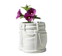 BUBEFSKD Mode Jeans Pots de Fleurs en Résine Convient aux Petites Plantes Succulentes, Ajoute Du Plaisir à Votre Balcon Ou Votre Salon Jardinière en Résine en Forme de Jean