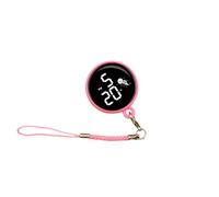 BUBEFSKD Montre de poche compacte à affichage LED avec porte-clés pratique pour les activités quotidiennes, sac à dos, clip, b