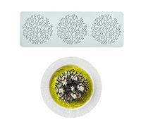 BUBEFSKD Moule en dentelle florale Gâteau Décoration de bordure Outils Fondant Alimentaire Moule en silicone Moule à fleurs de cuisson Silicone pour la décoration de pâtisserie