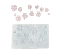 BUBEFSKD Moule en Forme D À Quatre Feuilles Silicone De Qualité Alimentaire pour L'artisanat Résine Accessoires De Bijoux Finition Réfléchissante Finition Miroir À Dégagement Facile Moule