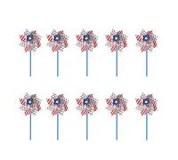 BUBEFSKD Moulins à vent de jardin Réfléchissants Dispositifs de protection contre les oiseaux pour la sécurité de la pelouse Moulins à vent en plein air Moulins à vent Patriotiques Pelouse Ornements