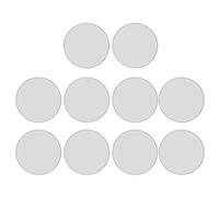 BUBEFSKD Multifonctionnel 10 x / Set Feuille d'aluminium aveugle de sublimation 25 mm / 0 98 Transfert de chaleur Circulation Taches vides pour l'artisanat