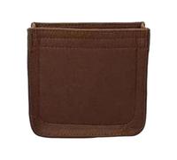 BUBEFSKD Organiseur de poche multi-poches avec structure renforcée pour les rudiments quotidiens et les addons de voyage DC, Couleur café., L