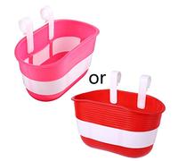 BUBEFSKD Panier De Vélo Paniers en Plastique À L Rapide pour Panier Suspendu Vélo De Guidon Facile Installer Cyber Monday Pinces Repliables en