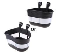 BUBEFSKD Panier De Vélo Paniers en Plastique À L Rapide pour Panier Suspendu Vélo De Guidon Facile Installer Cyber Monday Pinces Repliables en