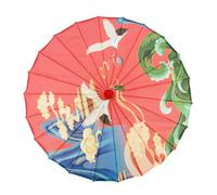 BUBEFSKD Parapluie en soie de bambou exquis Accessoires de danses chinoises Parapluies en papier huilé pour festivals et spectacles sur scène Parasol de danse classique