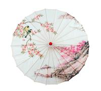 BUBEFSKD Parapluie en soie de bambou exquis Accessoires de danses chinoises Parapluies en papier huilé pour festivals et spectacles sur scène Parasol de danse classique