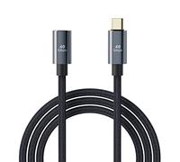 BUBEFSKD PD Câble adaptateur USB C 100 W 40 Gbit/s Prise en charge de la charge rapide Données Transmission vidéo Type d'extension Convertisseur Extension