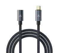 BUBEFSKD PD Câble adaptateur USB C 100 W 40 Gbit/s Prise en charge de la charge rapide Données Transmission vidéo Type d'extension Convertisseur Extension