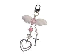 BUBEFSKD Pendentifs De Téléphone Papillon Faits À La Main Sangles Mobiles Uniques Chaîne À Nœud Papillon Pendentif Porte-clés En Forme Cœur Pour Et Clé D'appareil Photo Décoration