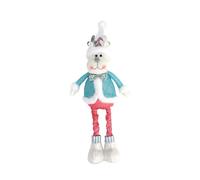BUBEFSKD Père Noël extensible bonhomme de neige poupée cerf décoration de Noël multifonctionnelle décoration de Noël couleur bonbon ornement en peluche pour enfants et adultes cadeau tissu de couleur