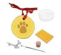 BUBEFSKD Pet Paws Print Impressions Kit Créez des souvenirs d'affichage durables avec un son doux et un support d'affichage protecteur ornements pour animaux de compagnie personnalisables