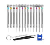 BUBEFSKD Petits outils avec vis de précision pour montres et gardes-entretiens électroniques, Lot de 16 montres Bend