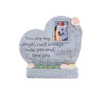 BUBEFSKD Phrase Gravée Pierre Tombale pour Animaux De Compagnie Résine Résistante Intempéries Marqueur Funéraire Commémoratif Pierres Tombales Chats La Perte De Jardin Hommages Pierre Tombale