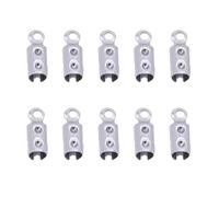 BUBEFSKD Pince à câble en acier inoxydable - Outil de bijoux - Câble à sertir - Perles - Extrémités - Capuchons - Remède de fermeture - Bracelet - Connecteurs en acier inoxydable, 3mm, comme décrit