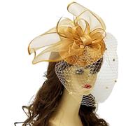 BUBEFSKD Pince à cheveux fascinante pour femmes pour les courses de chevaux, jeu de rôle, fête, mariage, chapeau vintage
