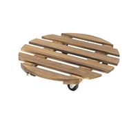 BUBEFSKD Planteur en bois à roulettes avec roulettes - Support pour plantes d'intérieur - Chariot de plantation extérieur - Plateau à roulettes - Support pour plantes de jardin avec roulettes