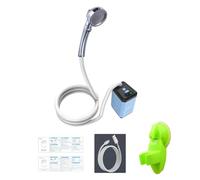 BUBEFSKD Pompe de douche de camping rechargeable portative pour camping randonnée randonnée à nouveau pompe de douche électrique rechargeable