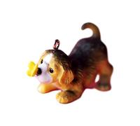 BUBEFSKD Porte-clés animal coloré Pendentif chien Accessoires uniques Fourniture de bijoux pour la création de connaissances et la promotion de l'artisanat, taille unique, comme décrit