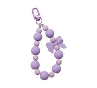 BUBEFSKD Porte-clés De Voiture En Perles Porte-clés Avec Nœud Papillon Breloque Pour À Main Nœuds Doux Pendentif Décorations De Pour Et Fille