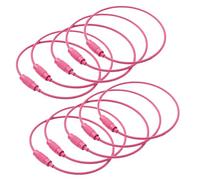 BUBEFSKD Porte-clés en acier peint coloré inspiré des dessins animés pour les loisirs créatifs - Porte-clés pratiques - Accessoires de porte-clés, taille unique, comme décrit