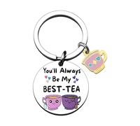 BUBEFSKD Porte-clés lettre personnalisée en acier inoxydable Cadeau pour parrain Suggestion « Willst Du Ma Marraine Ou Mon Parrain Sein? » Porte-clés Personnaliser, a, taille unique