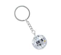 BUBEFSKD Porte-clés Pendentif Décors Adorable Pendentif Sac Décoratif Boule Disco Porte-clés pour Fête Danse Souvenirs Noël Disco Keyring Cadeau