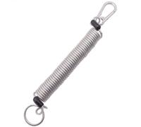 BUBEFSKD Porte-clés Rétractables Couleur De Crochet Clé Fil d'acier pour Les Sacs À Spirales Extensibles Spirales Ressort Hélicoïdal Bobine Ressort Rétractable