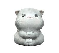 BUBEFSKD Pour les figurines de chat Architecture animale Jouet pour gâteau Top Plantes Décoration de voiture Chatons Œufs Meubles Ornement Figurines