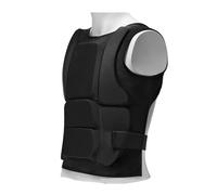 BUBEFSKD Rembourrage de protection de la poitrine rembourré en mousse - Matériaux respirants - Ceinture réglable - Gilets absorbant les chocs - Protections rembourrées en mousse