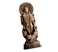 BUBEFSKD Résine Viking Mythologie Figurines Thors/Loki/Freyja Statue scandinave Panthéon Ornement Nordique Figurines de Dieu Mariage Décoration de table