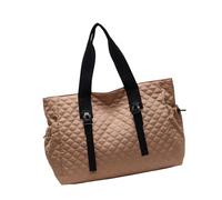 BUBEFSKD Sac à bandoulière matelassé à la mode en tissu Oxford Intérieur spacieux Sac de sport professionnel Sac à main de voyage pour femmes. Sac à main matelassé, kaki