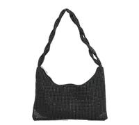 BUBEFSKD Sac à bandoulière mode Sac à bandoulière élégant Femmes Bijou Embelli Soirée aisselles Pour Sac Fille, Noir