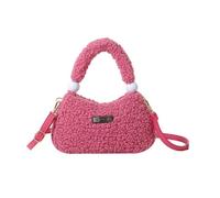 BUBEFSKD Sac à bandoulière polyvalent Sac à bandoulière pratique polyvalent Léger pour faire du shopping et voyager Sac à main en peluche Doux et confortable Modèle de style tendance Sac à main pour