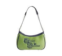 BUBEFSKD Sac à bandoulière rétro avec broderie verte Poches sous les bras Sac à main pour personnes à la mode Sac à bandoulière pour l'école