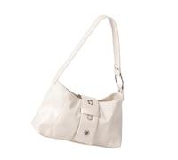 BUBEFSKD Sac à bandoulière rétro PU imperméable pratique sac à main travail avant-bras porte-monnaie pour une utilisation quotidienne et bureau trajets au bureau sac léger imperméable pour femme