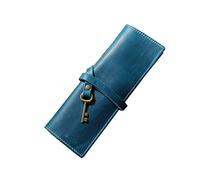 BUBEFSKD Sac à crayons en cuir fait à la main Porte-stylo multifonction pour artistes étudiants Écrivains Étui à enrouler Vintage Wrap Bag Organisateur Fournitures scolaires