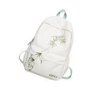 BUBEFSKD Sac à dos pour ordinateur portable école étudiante grande capacité Voyage Asiatique Bambou Paquet de loisirs pour tous les jours Grande capacité École asiatique Bambou Ordinateur portable