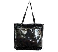 BUBEFSKD Sac Ita japonais pour le travail scolaire et les voyages avec badge à épingle Montrez une fenêtre claire Épaule Grande Capacité Sac à main Multifonction Rangement Épaule, Noir