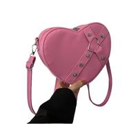 BUBEFSKD Sac pour femme en forme de cœur Messenger Un shopping tendance Beau fond en bandoulière, a