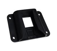 BUBEFSKD Sacoche de vélo pliable, support de panier, porte-roue avant, adaptateur de bloc avec vis, support de montage en plastique, adaptateur de support de vélo