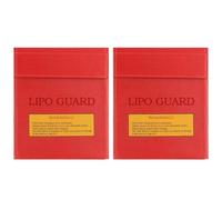 BUBEFSKD Sacs de rangement de batterie résistants à la chaleur Tissu ignifuge renforcé Facile à transporter Accès rapide Design pour drones Sac sécurisé Résistant au feu Étanche, rouge