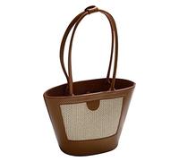 BUBEFSKD Sacs seau élégants pour femmes Vintage PU Cuir Sac à bandoulière Sacs fixes féminins et porte-monnaie Sac à main pour les femmes