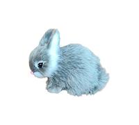BUBEFSKD Simulation Poupée Lapin Mignon Statue de Lapin Mignon Ornements Art Animal pour Enfants Fête Enfant Fille Garçon Présentoir Cadeau Poupée Simulation
