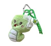 BUBEFSKD Soft Snake Porte-clés Chariot Sac à Dos Magique Pendentif Texture Peluche Porte-monnaie Décoration Convient à Tous Les Âges Ornement Peluche Décorative, vert, taille unique