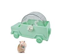 BUBEFSKD Souris de course personnalisée Petit véhicule à la mode Gris clair Grande heure Petits animaux Petit animal de compagnie Jouet de voiture