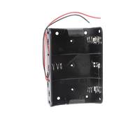 BUBEFSKD Support de batterie LR20 D avec une conception de connexion sûre et un impact élevé en plastique ABS pour équipement extérieur et électronique domestique boîte de batterie d'alimentation